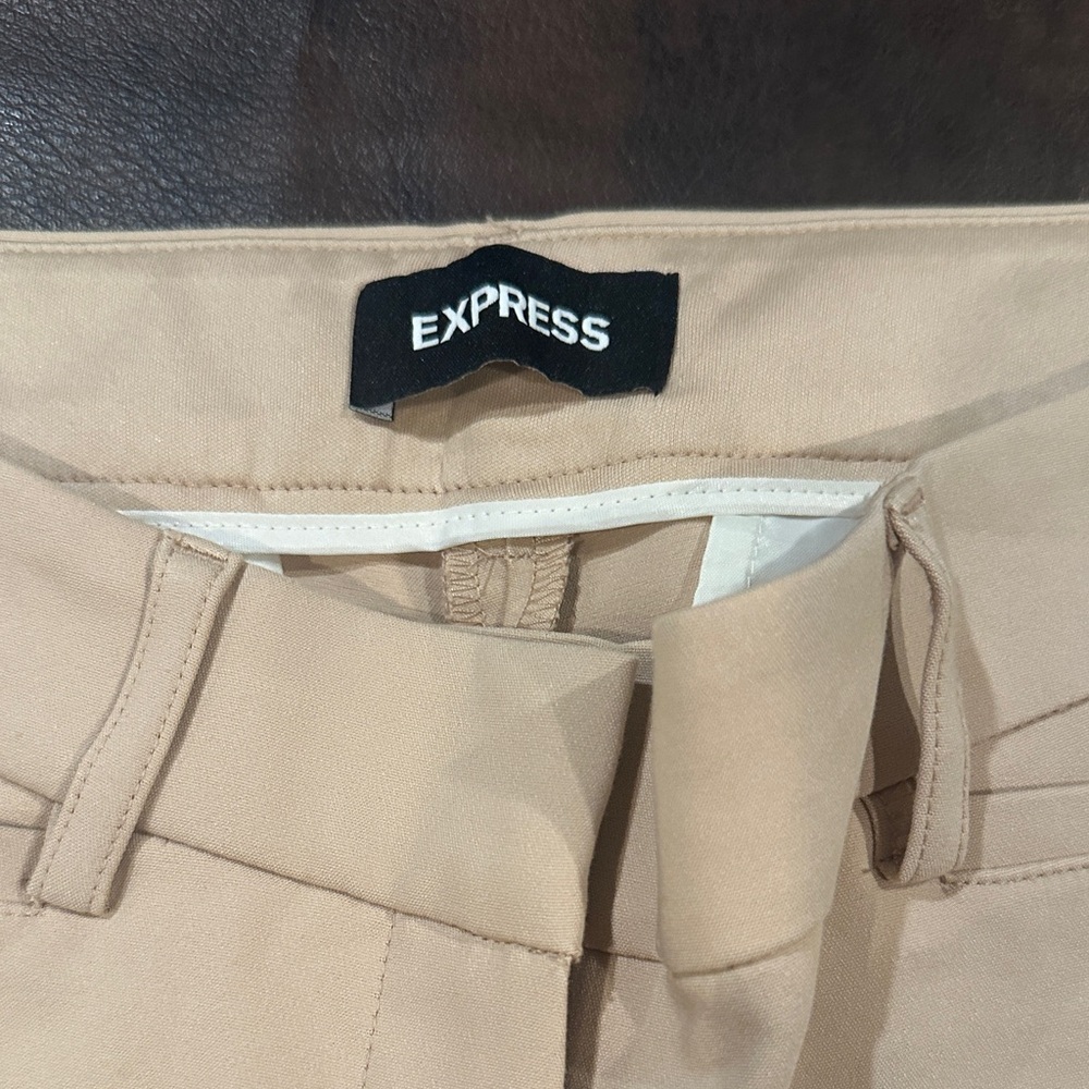 Express Beige Boot Cut Dress Pants - Picture 3 of 5